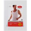 Liabel ART.5321 CANOTTA VOGATORE LANA /COTONE SULLA PELLE UOMO LIABEL (TG.7/XXL, BIANCO LANA)