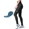 INBIKE Pantaloni da Ciclismo Donna Traspirante Riflettente Pantaloni Spinning con Imbottitura Pantaloni Ciclista Donna per Cyclette Bici MTB Lunghi