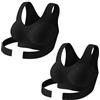 Generic Reggiseni posturali per le donne ad alto supporto postura copertura completa senza cuciture bralette schiena sollievo spalla gelatina biancheria intima 2026 nuovo, 2 pezzi-B., M