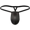 Pouchsexy Tanga da uomo con coppa, per aumentare il rigonfiamento, con tasca imbottita per il nuoto, boxer, slip, perizoma, imbottitura in spugna sexy, Nero (con nastro) 50-80 kg, taglia unica