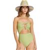 Billabong Tanlines Andrew 1pc Swimsuit Costume Intero, Avocado, XS Donna
