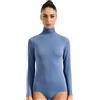 Ciocca Pura Maglia Donna con Cashmere Manica Lunga Pizzo Intimo Canottiera Elegante Calda