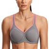 SYROKAN Reggiseno Sportivo Massimo Sostegno | Alto Impatto, con Ferretto, Imbottito, Racerback, Fitness, per Donna
