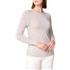 Goldenpoint Donna Maglia Manica Lunga Girocollo con Lana e Seta