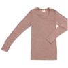 Engel Natur, sottoveste da donna a maniche lunghe, 70% lana (kbT), 30% seta (DustyRose, 34-36)
