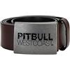 PITBULL West Coast - Cintura da uomo in pelle TNT, marrone, 110 cm
