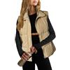 Zeagoo Gilet Donna Invernale Smanicato Elegante Termico Giacca Trapuntata Morbido Leggero Gilets Primaverile Autunno con Cerniera e Tasche S-XXL