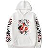 WAVOTIQ Helluva Boss Cartone Animato Grafico Felpa con Cappuccio - Informale Felpa Moda Manica Lunga Allentata Maglione