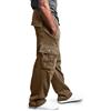 Fulidngzg Pantaloni Cargo Uomo Imbottiti Invernali Termico Gamba Dritta con Coulisse Vita e Cordino Polsini Tasche Multiple Pantaloni da Lavoro Eleganti Casual Comoda per Sport Tempo Libero Casa