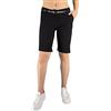 JOPHY & CO. Pantalone Donna Bermuda con Cintura e Tasche (cod. 3009) (Nero, M)