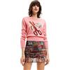 Desigual Candypink JERS_Alba 3067 Candy Pink Maglione Donna
