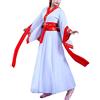 Generic Costume tradizionale Hanfu da donna, per adulti, dinastia Tang, per Capodanno, feste, spettacoli teatrali, danza (42#, rosso, L)