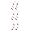BESTYASH 3 Set Portachiavi Tazza Di Caffè in Metallo Catena Chiave Squisita Con Ciondolo Animale Accessori Compatti Per Borse E Valigie Idee Regalo Originali Dimensioni