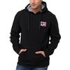 Geographical Norway Felpa con Cappuccio Nero Uomo Fondant, Nero , XXXL
