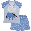 Disney Pigiama corto da donna in cotone con scritta Eeyore Is it the Weekend Yet, Blu, 20-22