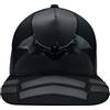 Concept One DC Comics The Batman Dad Cappellino da baseball per adulti con tesa piatta, taglia unica, nero, Taglia unica