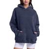 FAIABLE Felpa con cappuccio oversize da donna con cappuccio pesante vintage con cappuccio in pile di cotone con cappuccio da donna