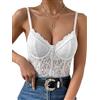 SHEKINI Body Donna Elegante Bodysuit Pizzo Body Contenitivo Modellante Intimo Donna Lingerie Sexydonna Hot Shapewear Pancia Piatta Body Shaper