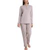 RAGNO Pigiama Lungo Donna Cotone Pile Invernale Art. DR91N1