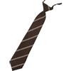 MEIBAOGE JK Cravatta vintage marrone a scacchi a righe pre-annodata coreana giapponese college papillon uniforme scolastica cravatta cravatta, vedi tabella delle taglie, champagne scuro