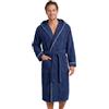 LAYNENBURG Accappatoio Uomo in spugna - Cappuccio - lungo - 100% Cotone (360g/m2) - OEKO TEX Standard 100 - Taglia M, L, XL, XXL, 3XL