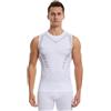 HDAKDDHG Camicia senza maniche modellante, maglietta a compressione da uomo, canotta sportiva da uomo, comoda e traspirante