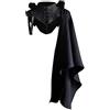 kewing Mantello con Cappuccio Vintage Medievale, Uomo/Donna Vintage Punk Vichingo Guerriero Cavaliere Scialle Accessorio Cosplay di Halloween