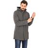 Ciabalù Parka Invernale Uomo Elegante con Cappuccio in Tessuto Tecnico (Grigio, 48)