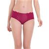 Anita - Orely Slip da donna Dettagli raffinati, rosso ciliegia, XL