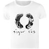 Pinitotee Album Sigur Ros Maglietta da Uomo Bianca da Uomo, Regolare
