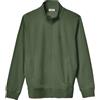 Coveri Felpa Giacca Pullover Aperta Uomo Sportiva con Cerniera Zip Intera Cotone (XXL - Militare)