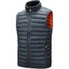 HAOLEI Piumino Gilet Uomo Lavoro Invernale Imbottita Leggero Piumino Smanicato Senza Cappuccio Corto Giubbotto Smanicato 100 Grammi Cotone Giacca Firmato Giubbino Gilet Invernale