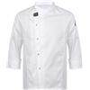 MSemis Giacca da Cucina con Bottoni a Pressione Donna e Uomo Unsiex Chef Coat Giacca da Chef Giacche da Cuoco Maniche Corte/Maniche Lunghe Ristorante Divisa da Cuoco Bianco B M