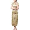 keepmore Stile Cinese Qipao per Donne, Lungo Vestito Plus Size Cheongsam Abito da Sera Qipao per Nozze