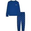 YAMAMAY - Pigiama Lungo, Uomo, Blu