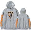 LKY STAR Anime Haikyuu Felpa con Cappuccio per Ragazzi Ragazze Tobio Kageyama Hinata Shoyo Casual Sweatshirt Cosplay Hoodie