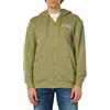 Tommy Hilfiger Uomo Felpa con Cappuccio e Zip Cerniera, Verde (Faded Olive), S