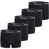 ROYALZ Boxershorts da Uomo Set di 5 Classici Pantaloni Senza Cuciture per Lo Sport e Il Tempo Libero, Confezione da 5 (95% Cotone / 5% Elastan), Colore:Nero, Dimensione:M