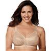 Playtex Wireless Bra, 18 Hour Plus-Size Bras Available, Front Close, Extra Back Support, E525, Single Or 2-Pack Reggiseno Donna (Pacco da 1)