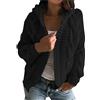 MOKBAY Cardigan Nero Donna Aperto Davanti Leggero Manica Lunga Elegante Cotone Invernale Maglioncino Oversize Maglieria Maglia Cardigan Cotone Donna 3XL
