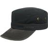 Stetson Cappellino Katonah Cotton Army Donna/Uomo - Berretto cap Militare Fibbia in Metallo, con Visiera Estate/Inverno Estate - S (54-55 cm) Blu Scuro