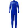 Agoky Bambina Tuta Intera da Ginnastica Artistica Pantalone Lungo Ballerina Leotards Danza Classica Balletto Strass Costume da Ballo Dancewear Blu Reale 13-14 Anni