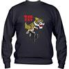 Vestin Felpa Uomo Girocollo Basic Top qualità Top vestibilità - l'Uomo Tigre Modello 2- Divertente Humor Made in Italy