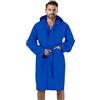 Bee Accappatoio con Cappuccio in morbida Microfibra, unisex, con pratica custodia in pvc (3XL, BLU ROYAL)