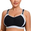 AGONVIN Sport-BH Extreme Control Reggiseno Donna Senza Ferretto Schwarz 3G