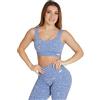 FGM04 Top Wild Essence bambù Fir Donna (M-L, Blu Sugar)