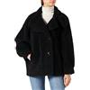United Colors of Benetton Giacca 21KXDN01F Donna, Nero 700, S