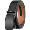 GAEKEAO Cintura Uomo Pelle, Cintura Senza Buchi, Belt Men Regolabile 35mm dal Casual al Formale, Regalo per gli Uomini
