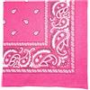 MDSTYLE Bandana extra large 68,5 cm x 68,5 cm, 100% cotone, per uomini e donne con motivo cachemire, fazzoletto per capelli, sciarpa, bandana Jumbo, Rosa acceso, 68.5cm x 68.5cm