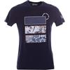 Yes Zee Yes-zee T-shirt Blu T708 SU00
